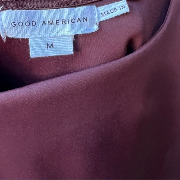 Good american sculpting modern tank bodysuit burgundy - Picture 4 of 4